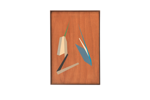 Framed Geometric Wood Art - Untitled 1