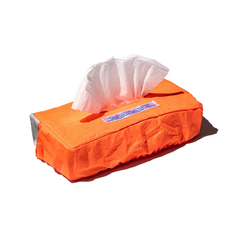 Vintage Emergency Tent Fabric Tissue Cover
