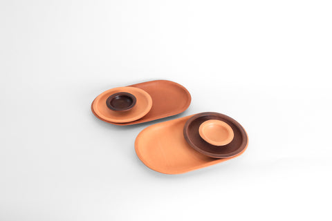 Healed - Leather Trays - Large Ellipse