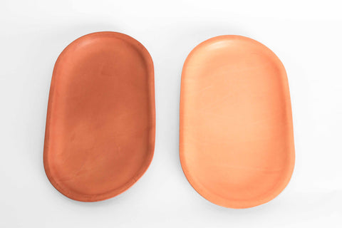 Healed - Leather Trays - Large Ellipse