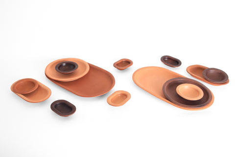 Healed - Leather Trays - Large Ellipse