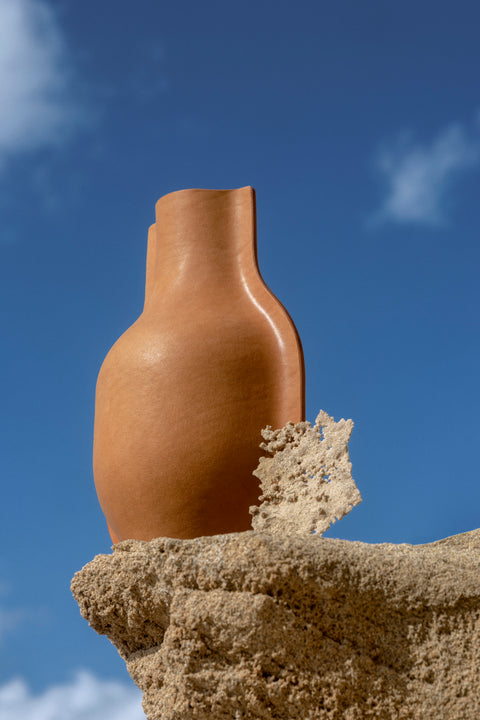 Healed - Leather Vase