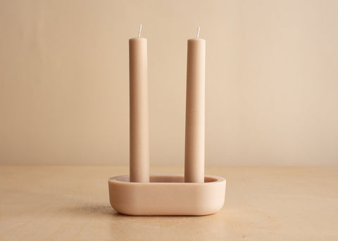 Taper to Pillar - Couple - Reusable decorative candle