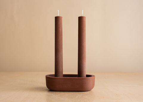 Taper to Pillar - Couple - Reusable decorative candle
