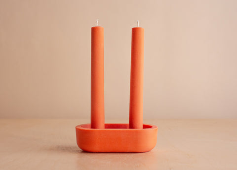 Taper to Pillar - Couple - Reusable decorative candle