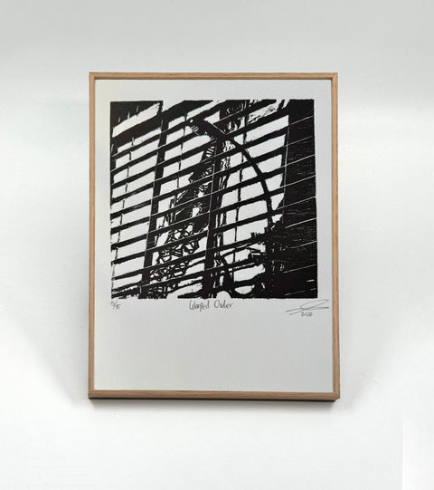 Warped Order - Woodcut Print (Unframed)