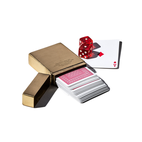 Brass Playing Card Case