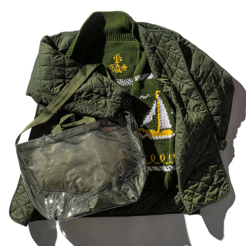 Covered Parachute Shoulder Bag