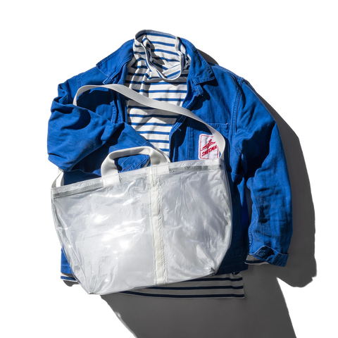 Covered Parachute Shoulder Bag