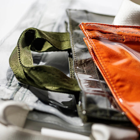 Covered Parachute Shoulder Bag