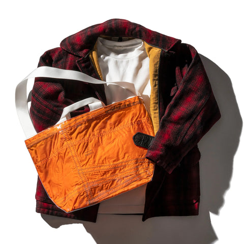 Covered Parachute Shoulder Bag