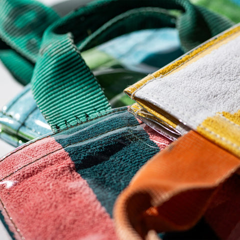 Covered Parachute Shoulder Bag