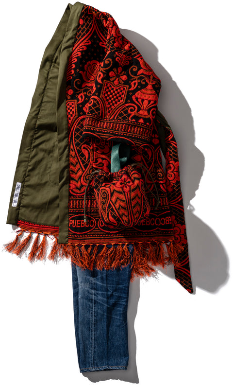 Rug Fabric Reversable Gown