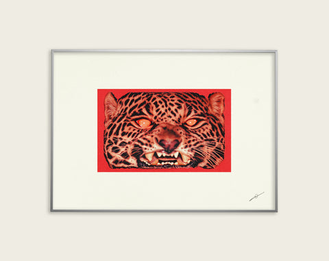 GARR - Screen Print - Red - Unframed