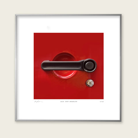 Car Handles - 2020 Jeep Wrangler - Unframed