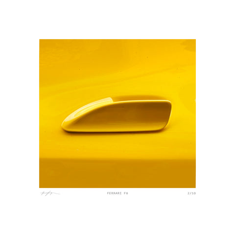 Car Handle print - Ferrari F8