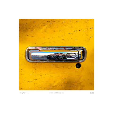 פרינט ידית Car Handles - 2009 Hummer H3 (לא ממוסגר)
