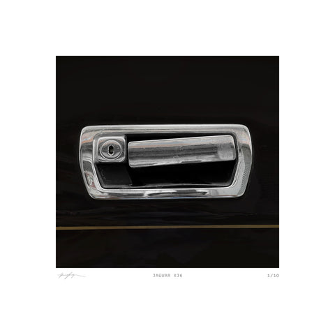Car Handle print - Jaguar XJ6 (Unframed)