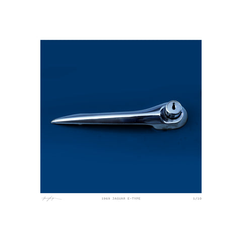 Car Handle print - 1969 Jaguar E-Type (Unframed)