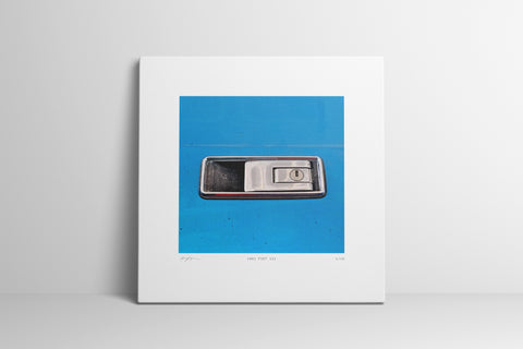 Car Handle print - 1981 Fiat 132 (Unframed)