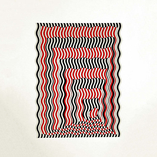 Composition in Red, Black and White