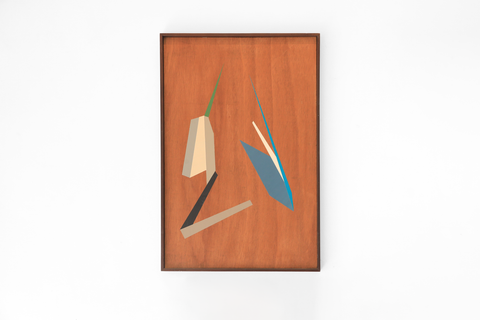 Framed Geometric Wood Art - Untitled 1