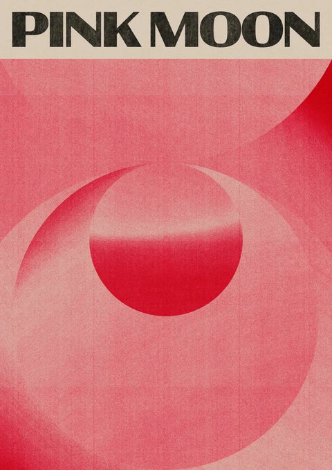 Pink Moon - A4 (Unframed)