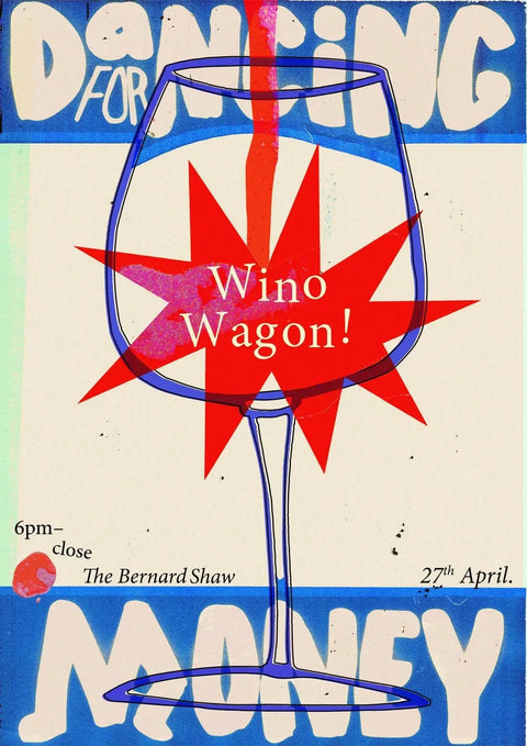 Wino Wagon - A4 (Unframed)