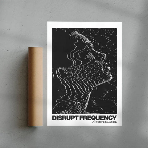 Disrupt Frequency - A3 (ללא מסגרת)