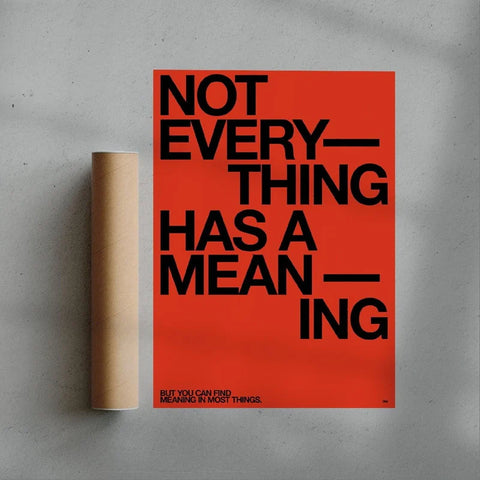 Meaning - A3 (Unframed)